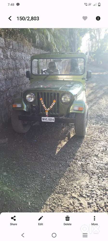 Mahindra Jeep 92 Diesel Well Maintained