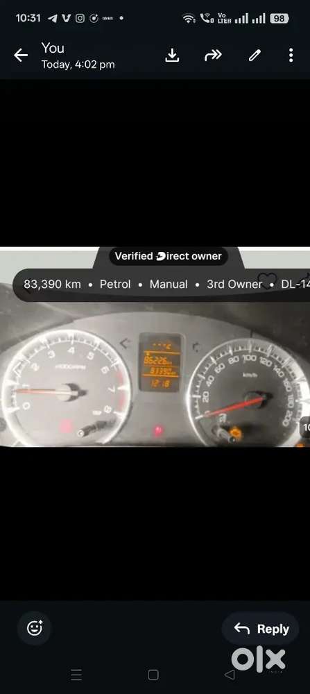 Maruti Suzuki Swift Zxi (petrol + Cng) - 2014  Excellent Condition