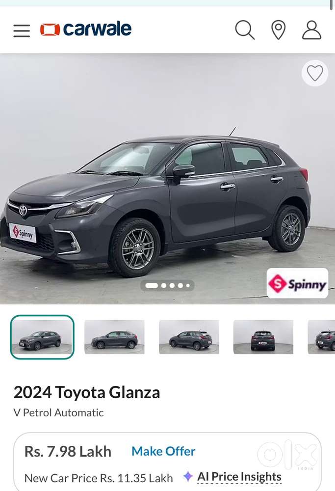 Toyota Glanza 2024 Petrol