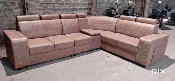L SHAPE SOFA WITH BEST FABRIC AT STARF FURNITURE