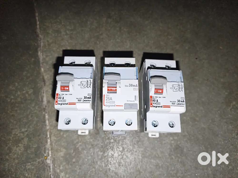 RCCB 40A (2nos) & 30A (1nos)