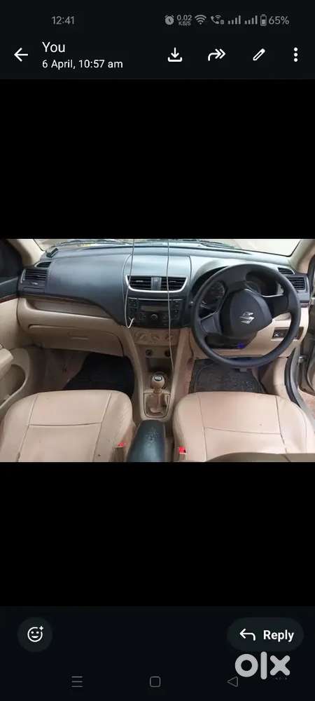 Selling My Swift Dzire Car