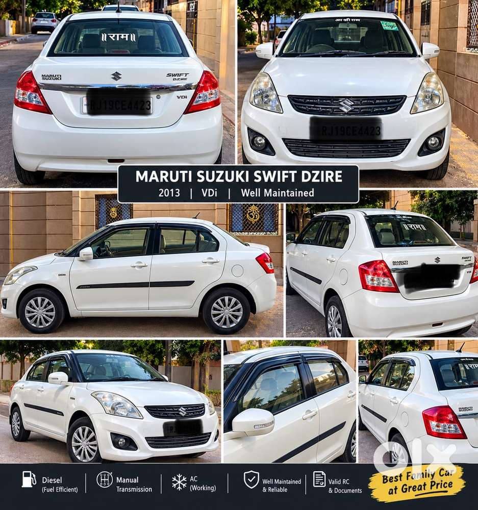 Maruti Suzuki Swift Dzire 2013 Model