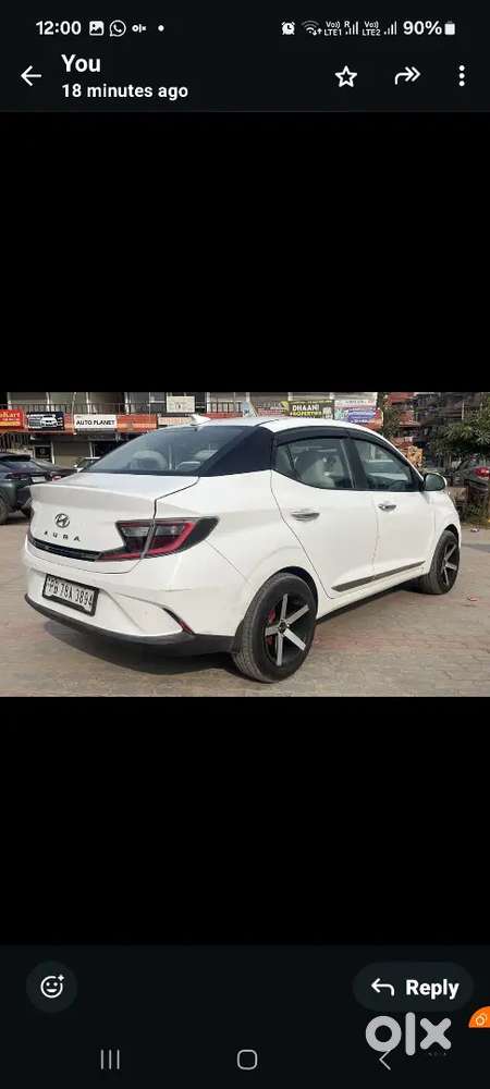 Hyundai Aura 2022 Cng & Hybrids 52500 Km Driven Well Condition