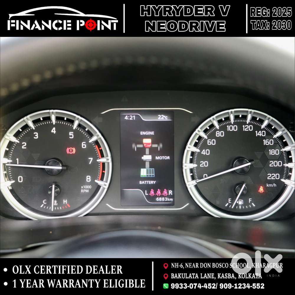 Toyota Urban Cruiser Hyryder 1.5 V Neo Drive, 2025, Petrol