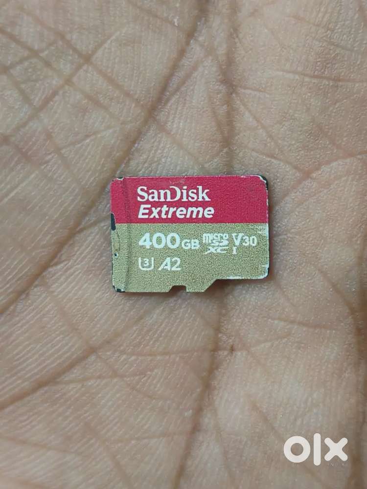 SanDisk Extreme 400GB V30 U2 A2 SD Memory Card