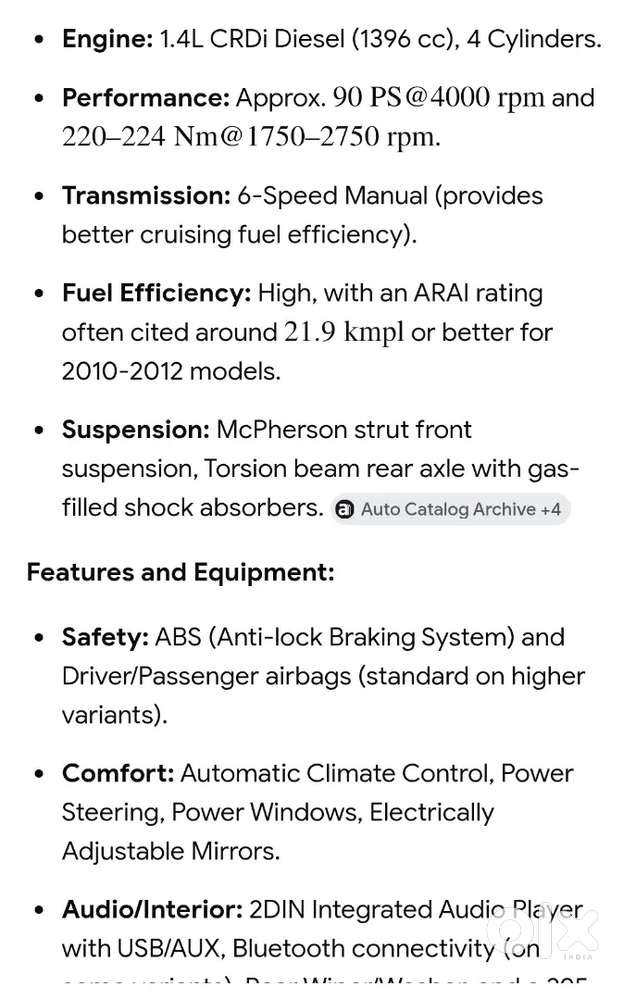 Hyundai I20 2011 Diesel 250000 Km Driven