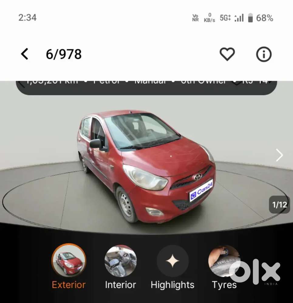 Hyundai I10 Petrol Manual 2013