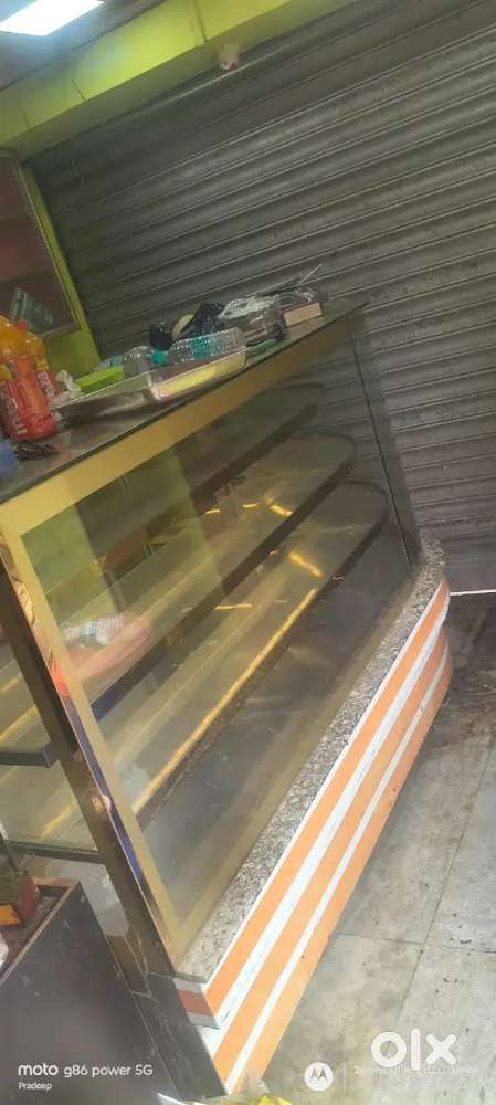 Bakery/Sweet Shop Display Counter with Storage Cabinet