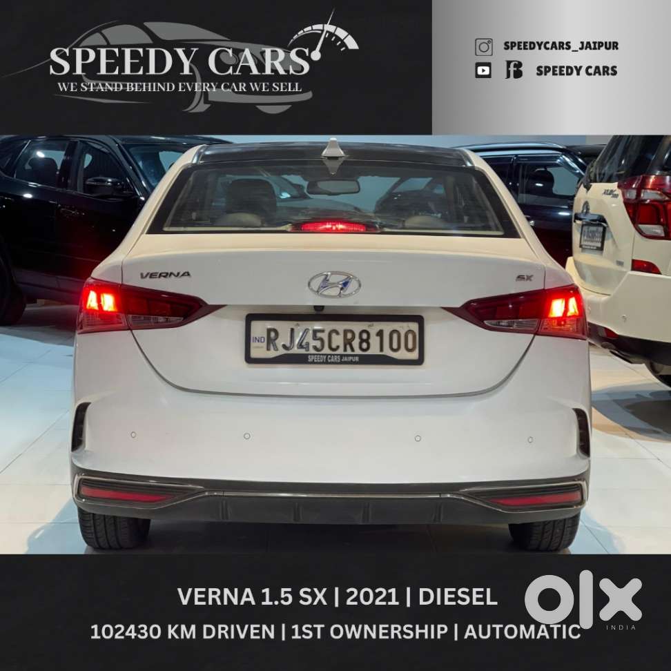 Hyundai Verna 1.5 Sx Diesel At, 2021, Diesel