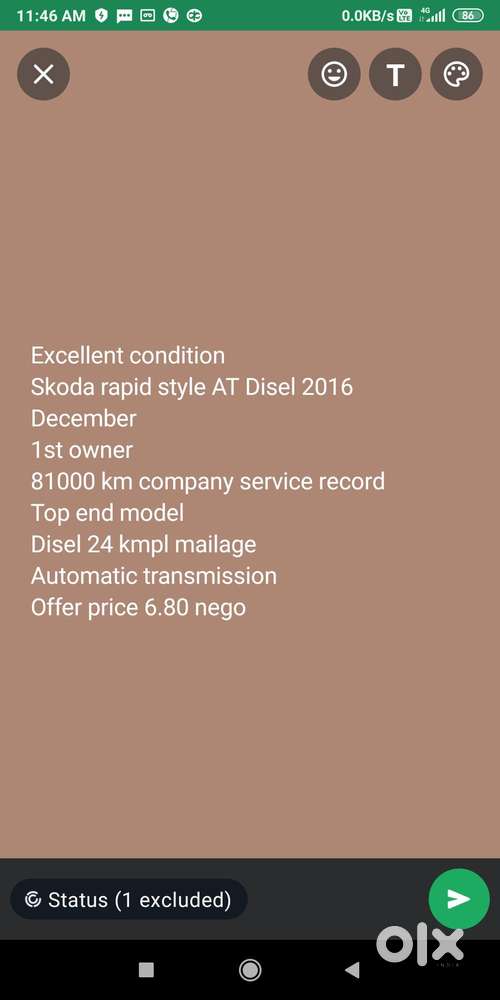 Skoda Rapid Monte Carlo 1.5 Tdi Mt, 2016, Diesel