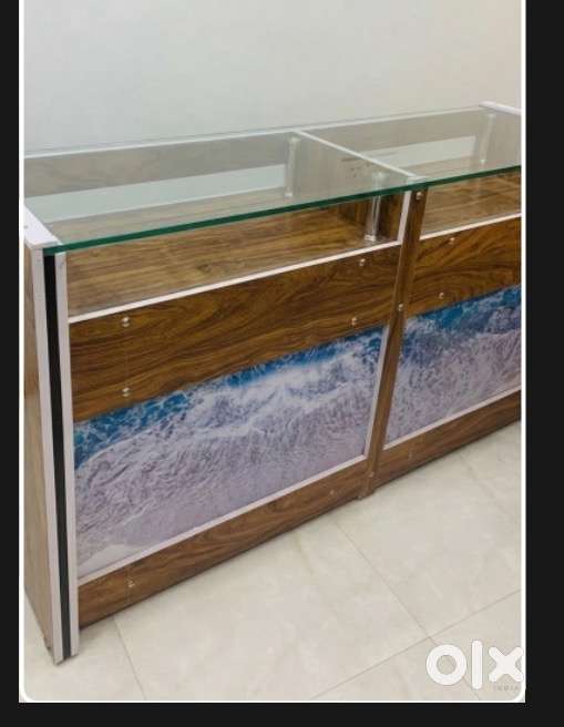 Wooden counter