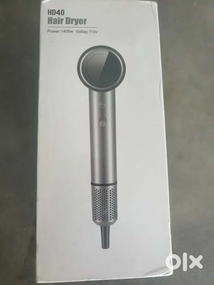 HD40 Silver Hair Dryer Amazon.com: Secador de pelo, secador de pelo iónico  main image 4