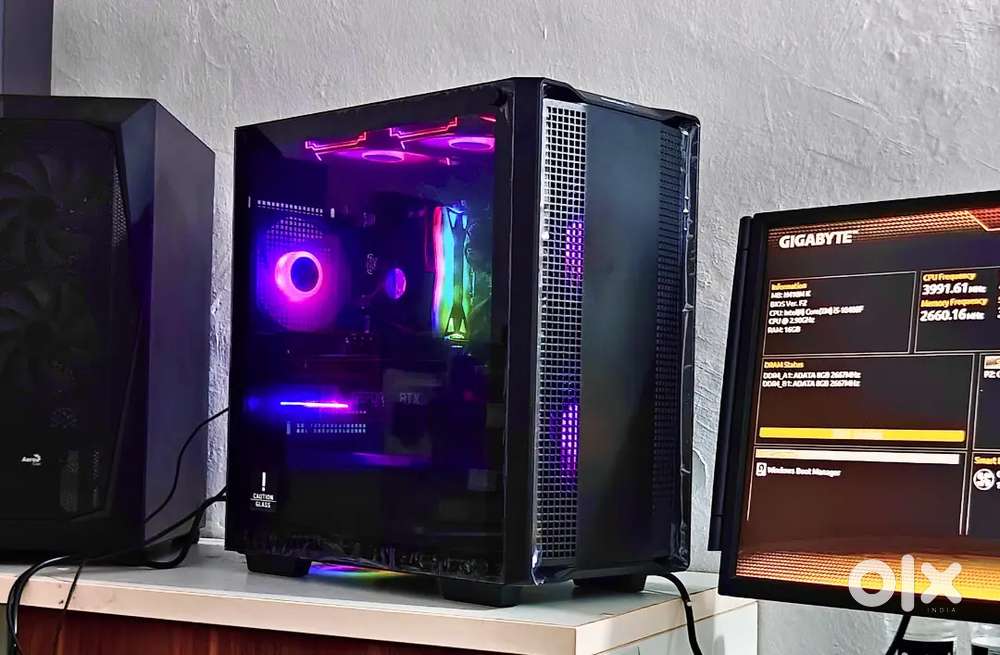 RTX 3060 Ti + Intel i5 10th GAMING PC UNDER WARRANTY & PERFORM + RGB