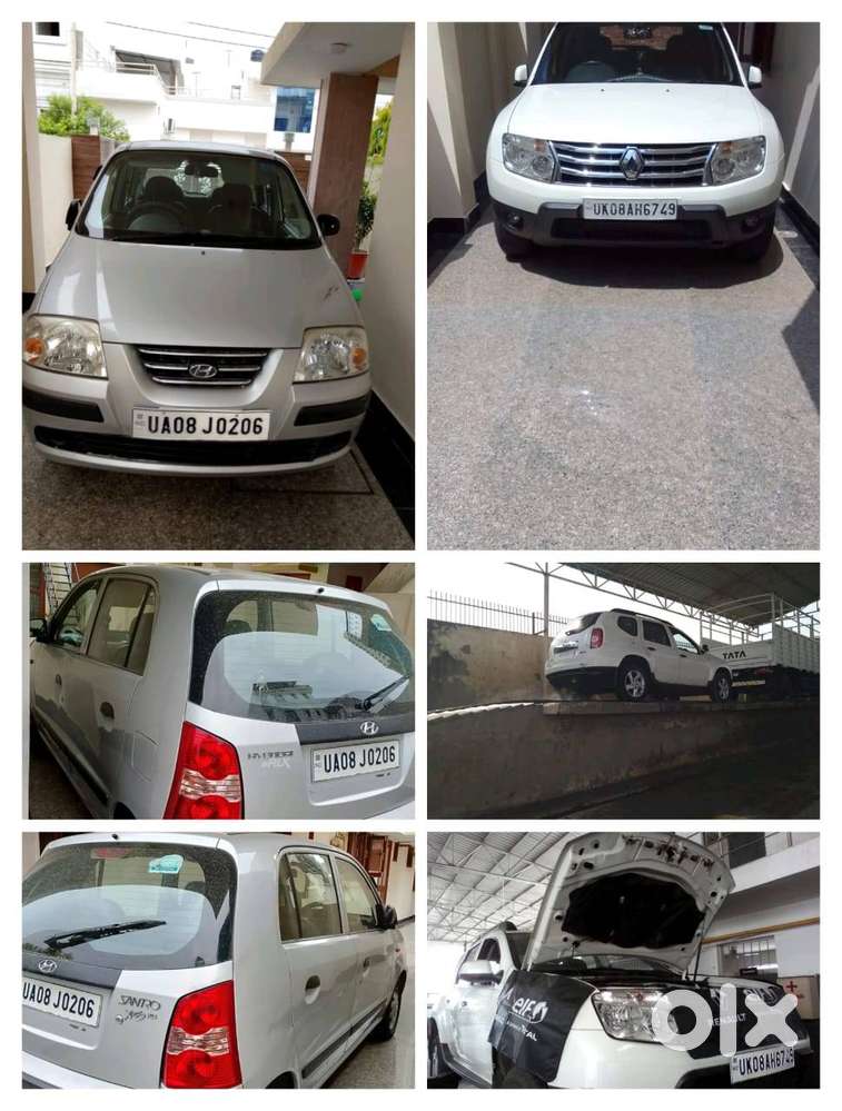 Renault Duster 2015 And Hyundai Santro 2007