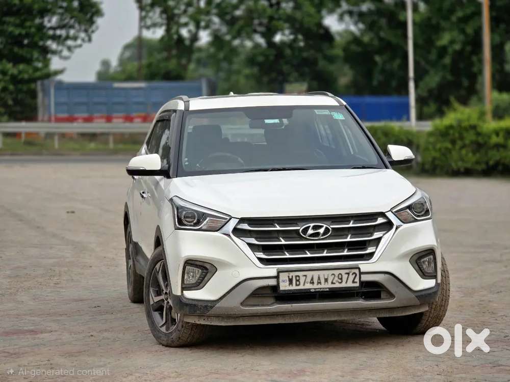 Hyndai Creta 2019 Top Model Sunroof Tax Updte Upto 2029