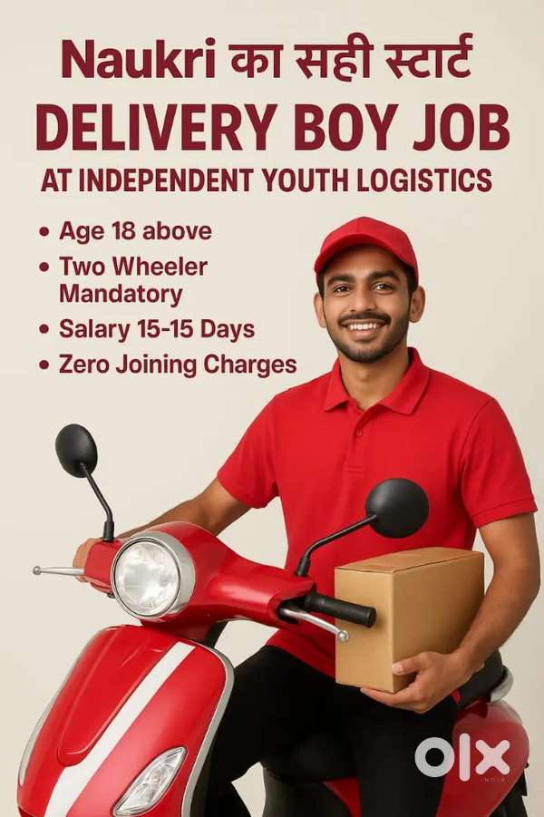 Jabalpur UP Parcel Delivery Job Bike Rider