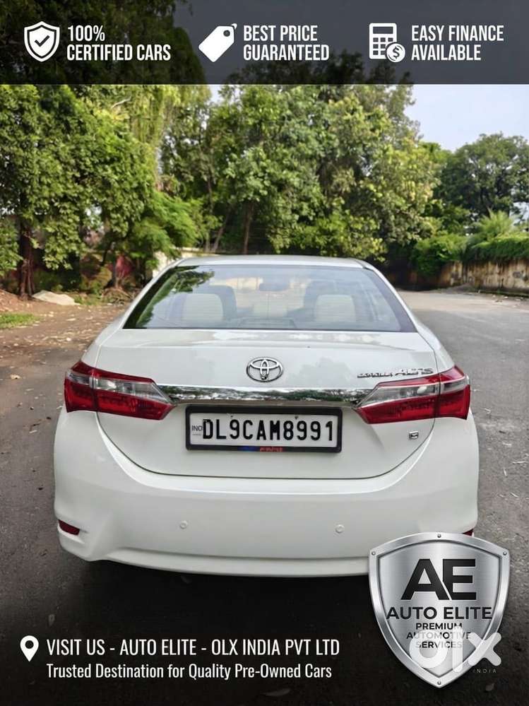 Toyota Corolla Altis G At, 2017, Petrol