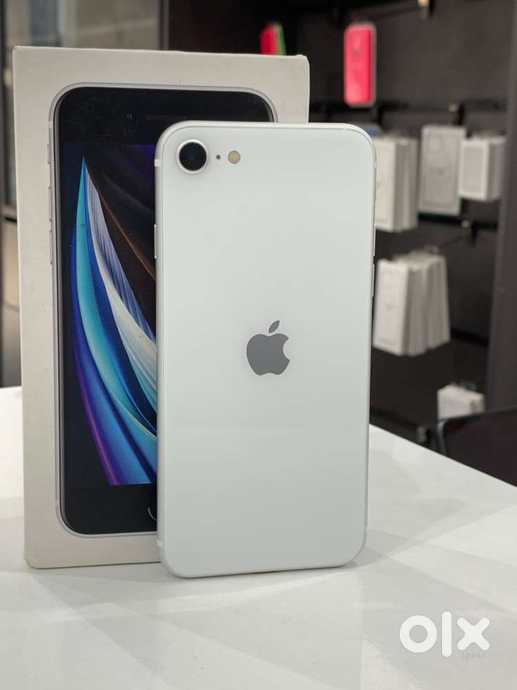 Iphone Se2 64gb White 100% battery with bill warranty - Mobile