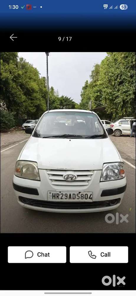 Cng Hyundai Santro Xing 2013 Petrol 85000 Km Driven Cng .and Child Ac