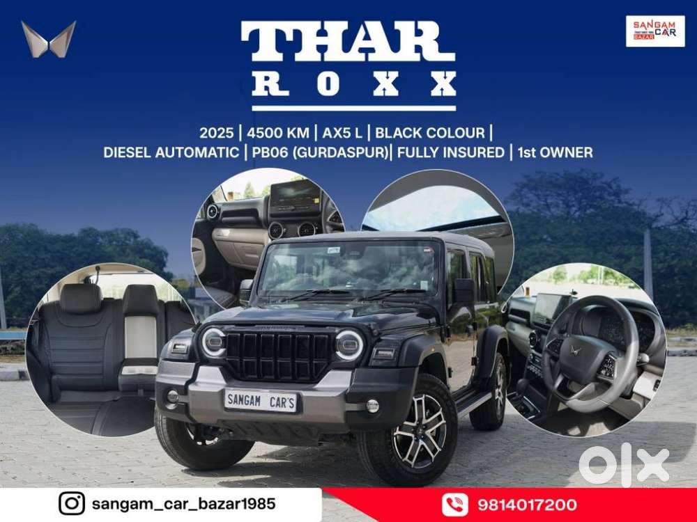 Mahindra Thar Roxx Ax5 L Diesel At 2wd, 2025, Diesel