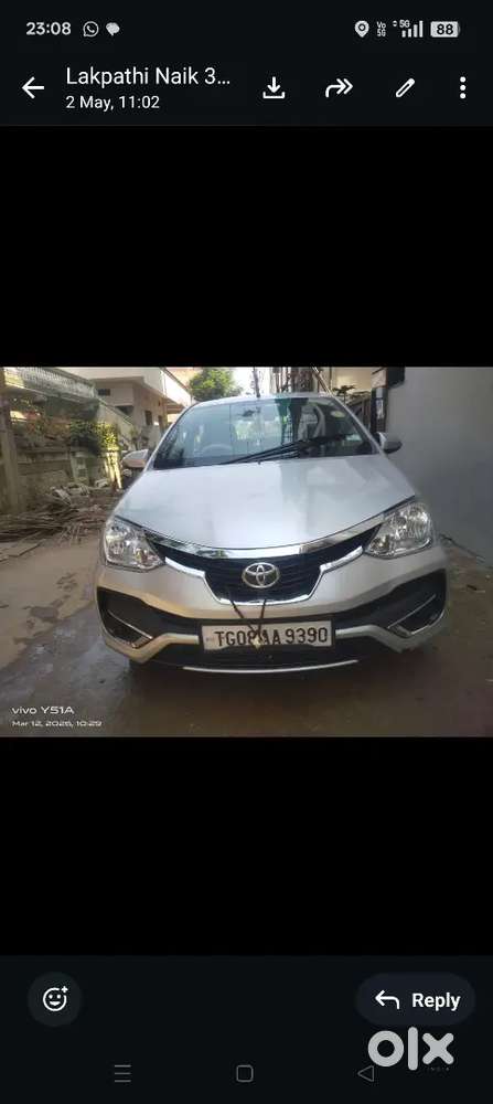 Toyota Etios 2017 Diesel Well Maintained