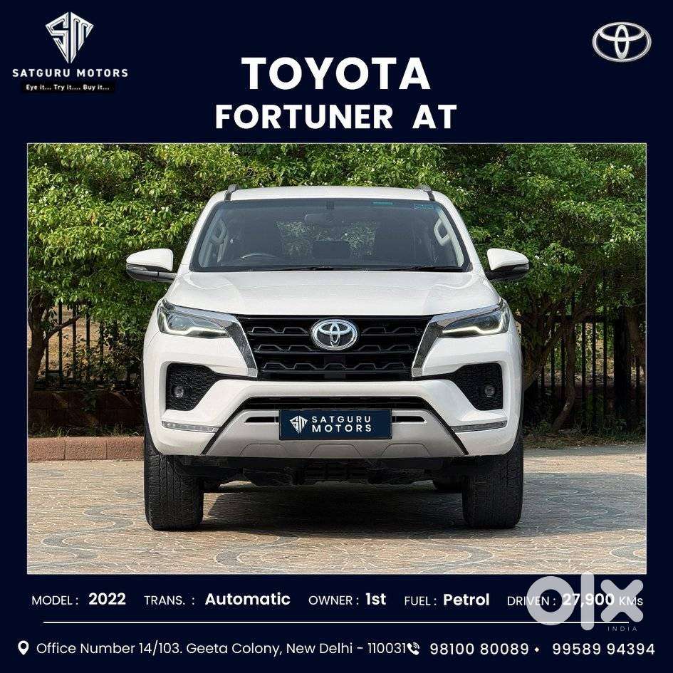 Toyota Fortuner 4x2 At 2.7 Petrol, 2022, Petrol