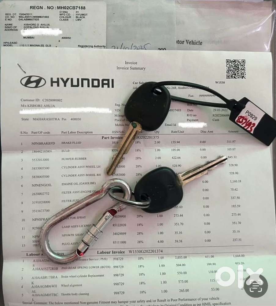 Hyundai I10 Sportz At, 2011, Petrol
