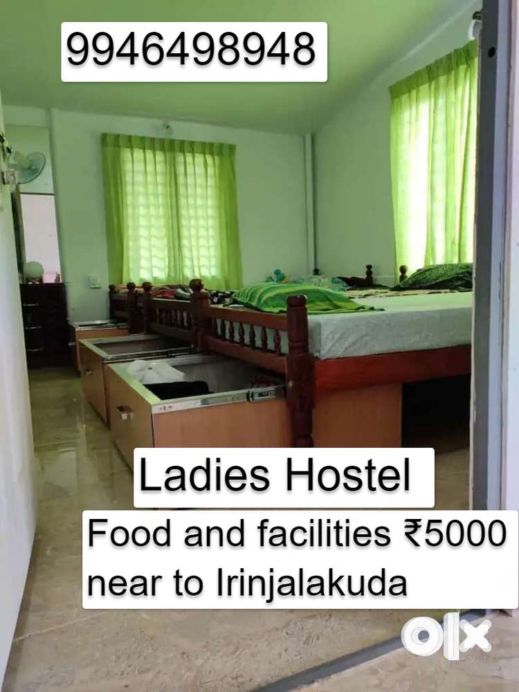 Women Hostel with food and facilities near Irinjalakuda Thrissur For