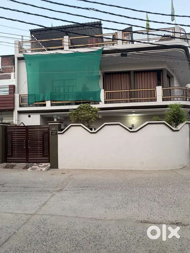 A semi furnished house in kareli is available on rent