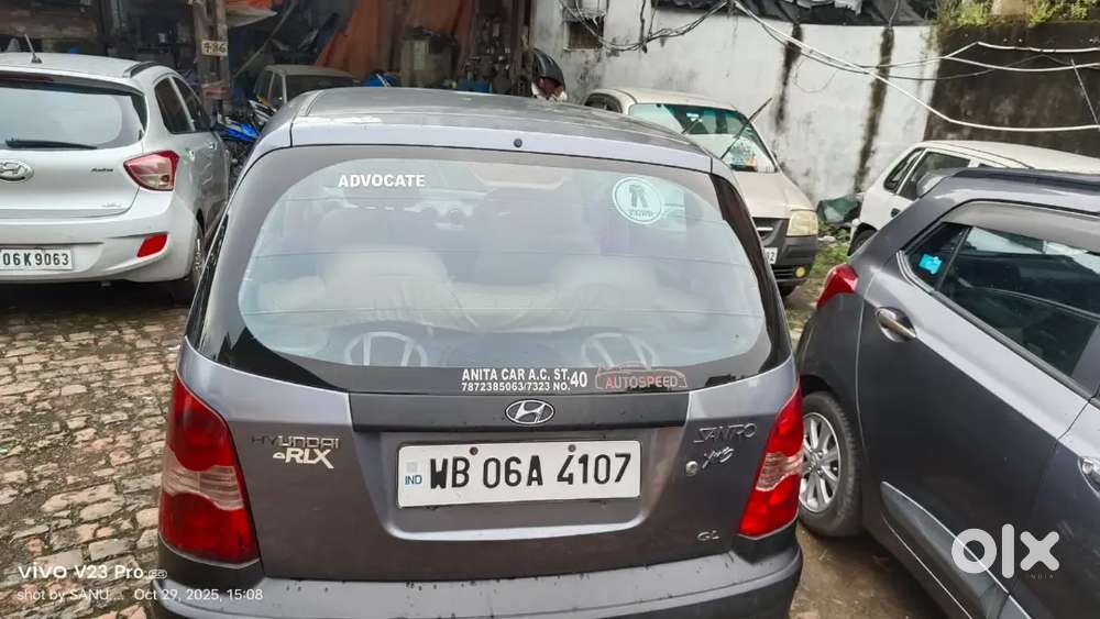 Hyundai Santro Xing Gl 2009 Lifetime Tax Paper Valid Till 2029