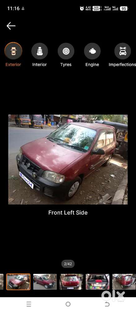 Maruti Suzuki Alto 2012 Company Fitted Cng