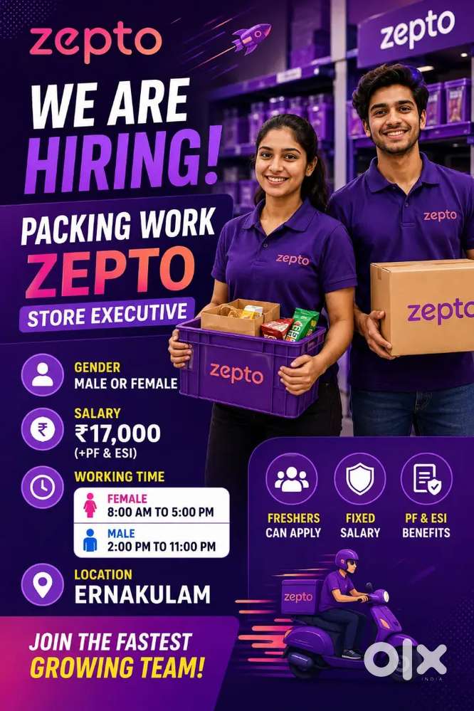 ZEPTO PICKING AND PACKING JOB VACANCY