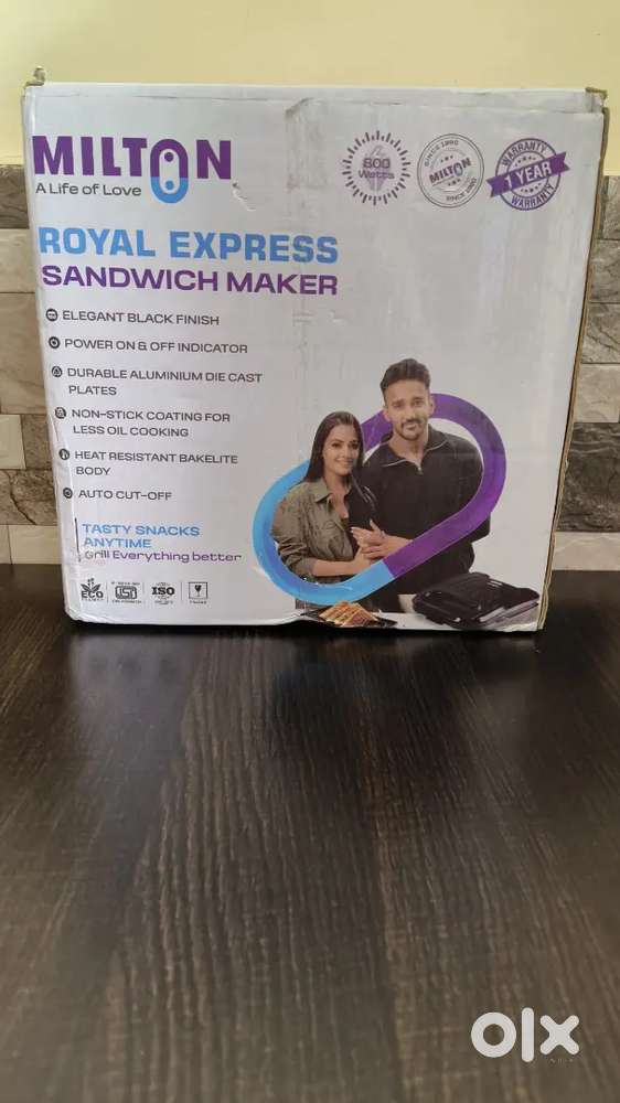 MILTON SANDWICH MAKER 800 WATTS