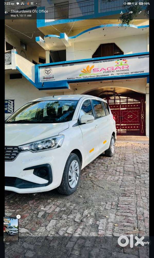 Maruti Suzuki Ertiga 1.5 Tour M Cng, 2021, Cng & Hybrids