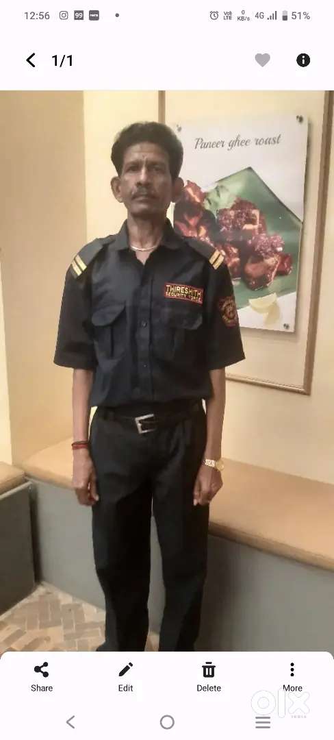 Security wanted koyamabedu  apartment