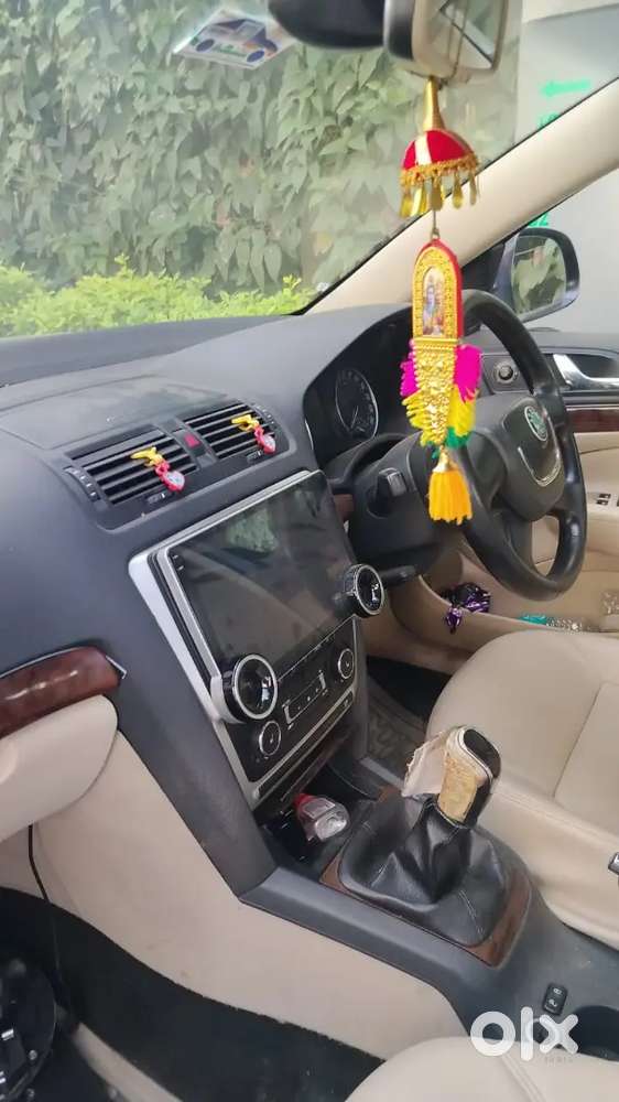 Skoda Laura Black Colour Near Interior