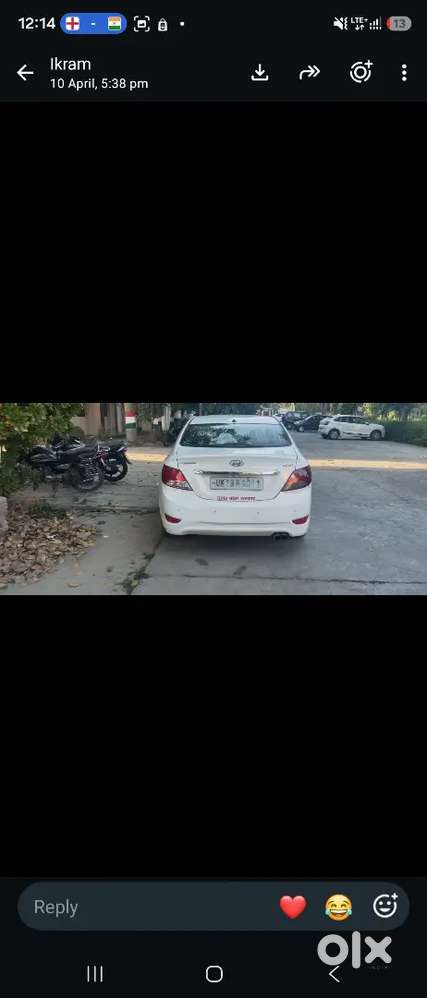 Hyundai Verna Diesel 2015 Manual Sx (o)