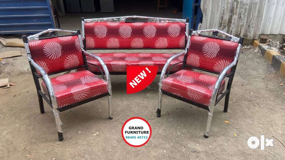 Steel sofa deals set below 3000