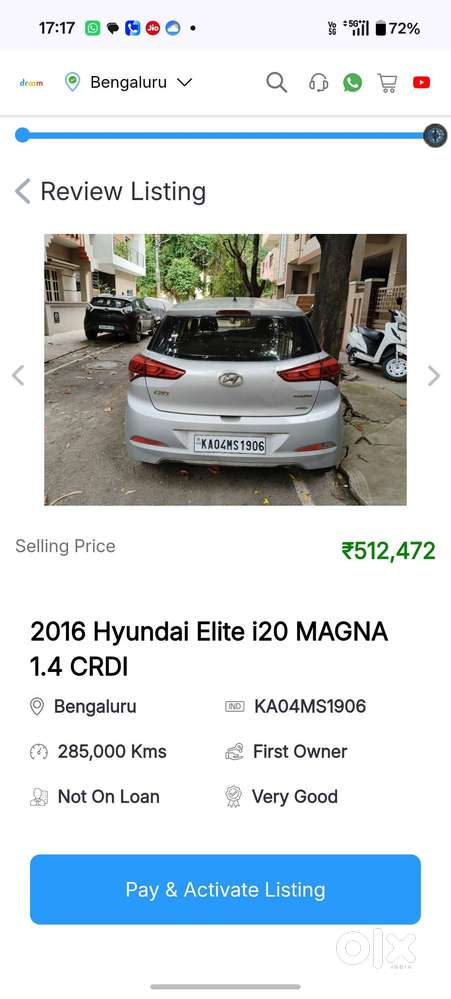 2016 Hyundai Elite I20