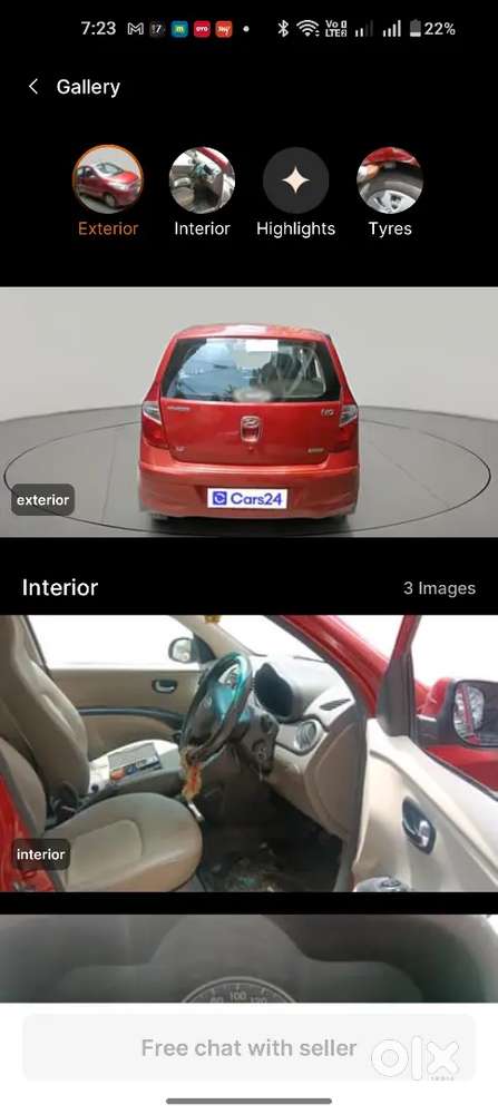 Hyundai I10 2011 Petrol Good Condition