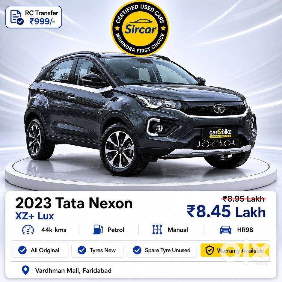 Tata Nexon Xz Plus Luxs, 2023, Petrol