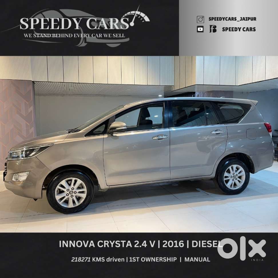 Toyota Innova Crysta 2.4 V 8 Str, 2016, Diesel