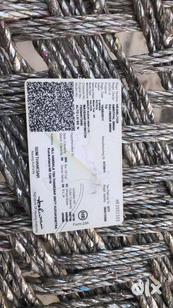Maruti Suzuki Alto 2011 Petrol Car