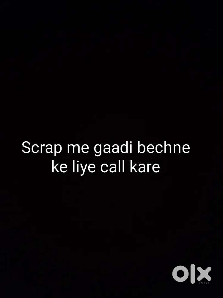 Scrap Me Gadi Bechne Ke Liye Call Kare