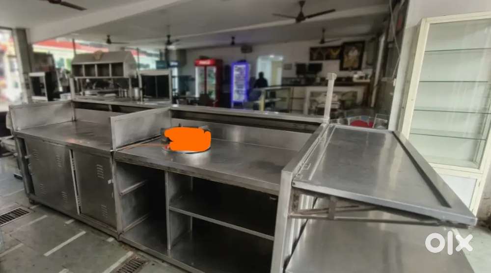 Used Pav Bhaji Counter for Sale, Food Stall, Spacious Food Counter