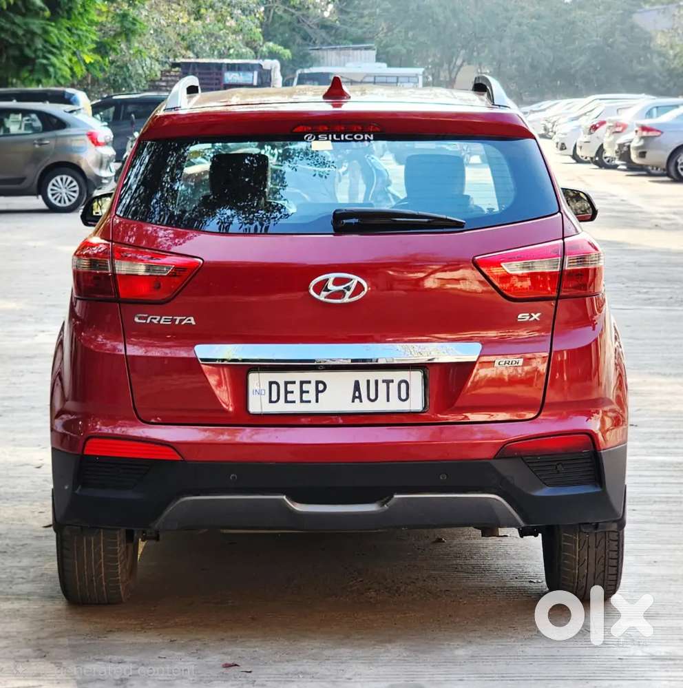 2016 Creta Sx (o) Diesel Top Model Company Record