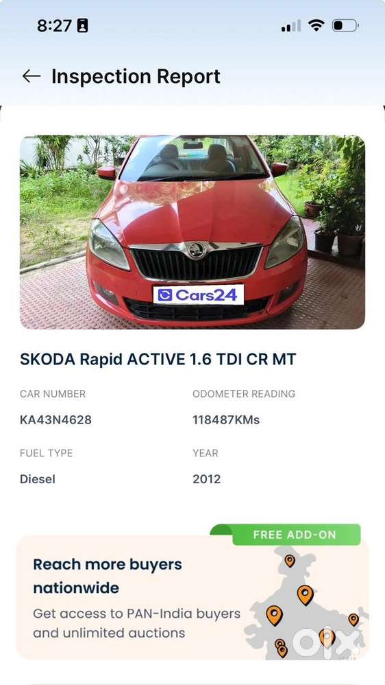 Skoda Diesel Car 2012