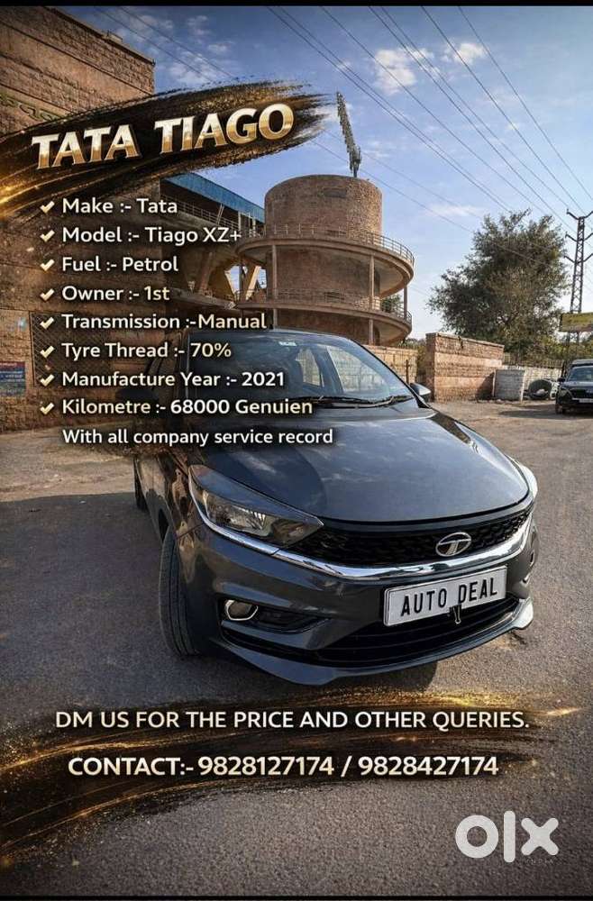 Tata Tiago Xz Plus, 2021, Petrol