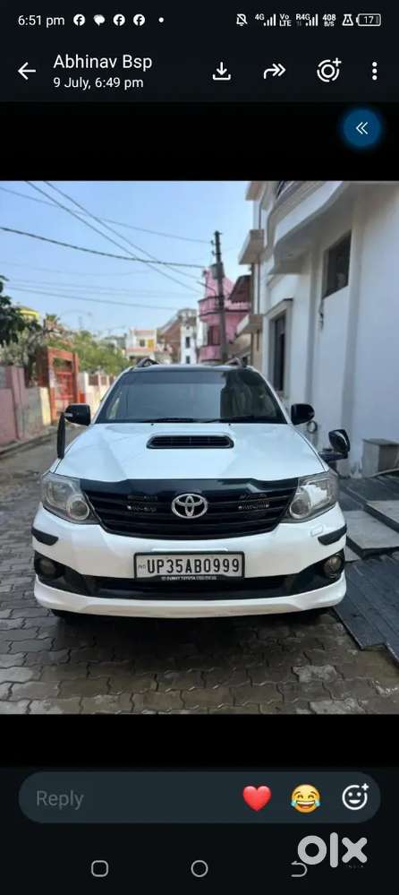 Toyota Fortuner 2014 Diesel 4x2 Mt
